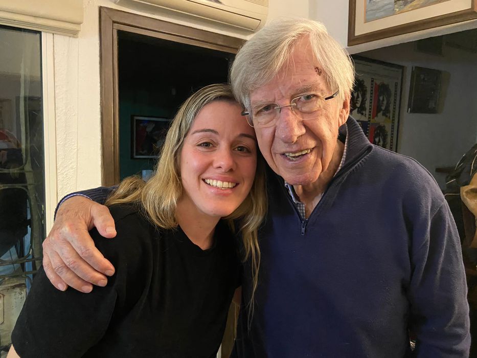 ​​Florencia Astori y su Padre